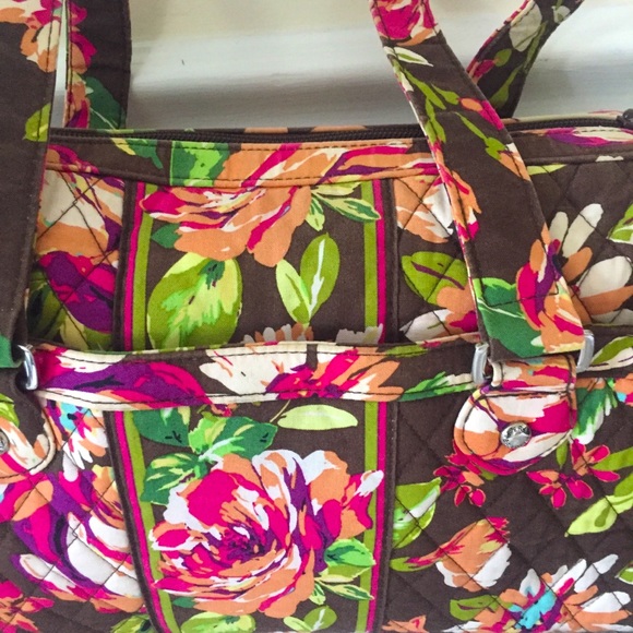 Vera Bradley Quilted Satchel - Picture 2 of 9